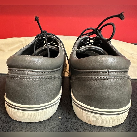Goodfellow & Co Faux Gray Leather Sneakers Men’s Size 9 - Picture 3 of 9